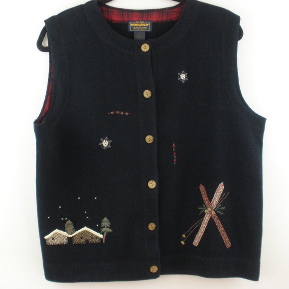 Woolrich Jackets & Blazers - Woolrich Embroidered Xmas Vest.